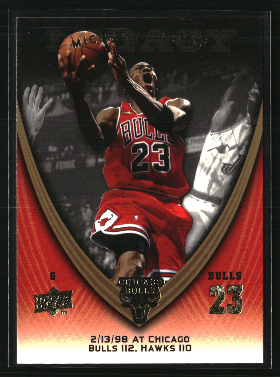 Michael Jordan 2008-09 Upper Deck Michael Jordan Legacy Collection #900