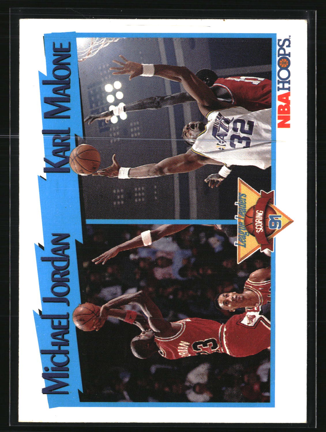 Michael Jordan / Karl Malone 1991-92 Hoops #306
