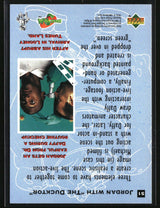 Jordan with "The Ducktor" 1996 Upper Deck Space Jam #51