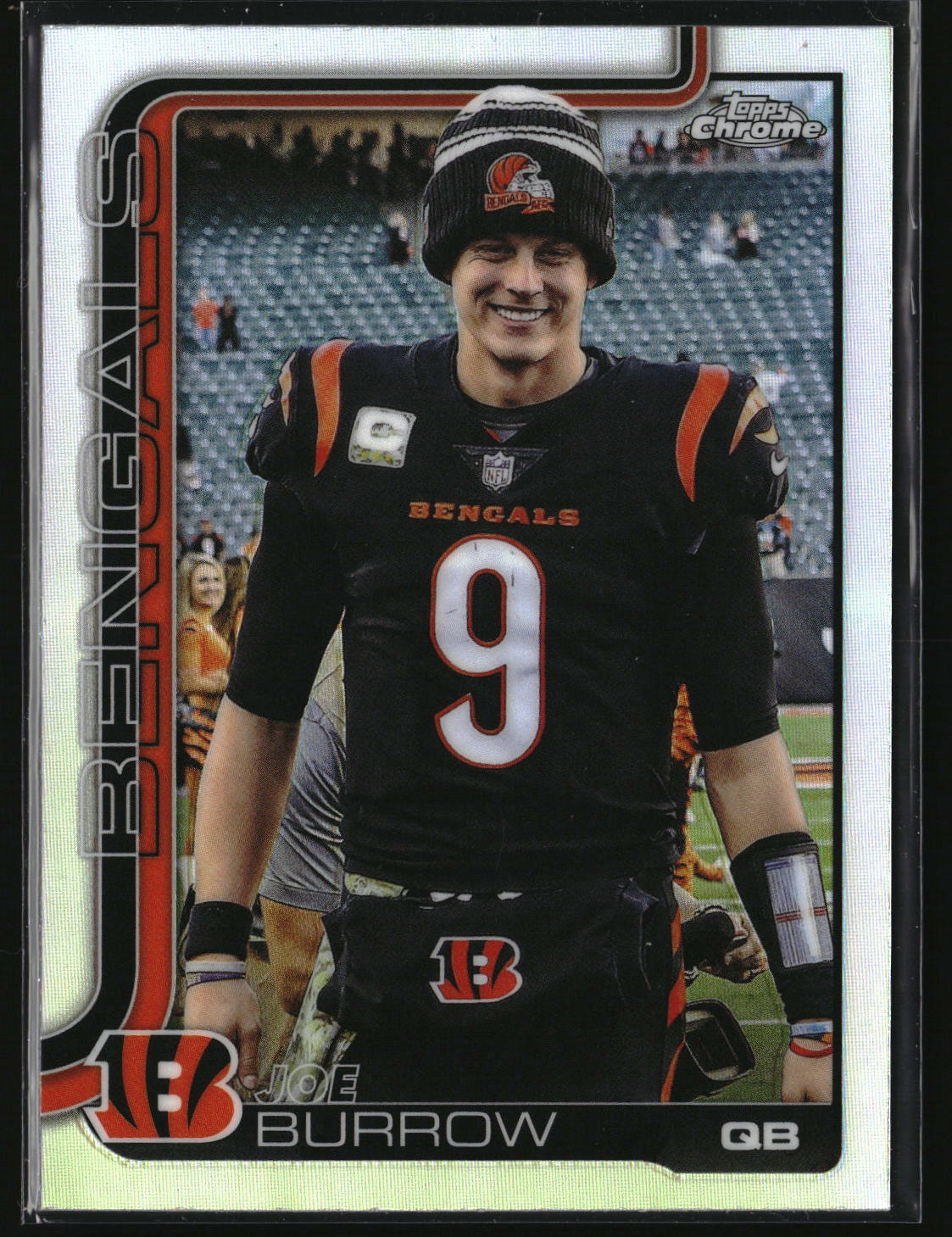 Joe Burrow 2025 Topps Chrome Image Variation Refractor #61b