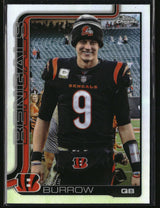 Joe Burrow 2025 Topps Chrome Image Variation Refractor #61b