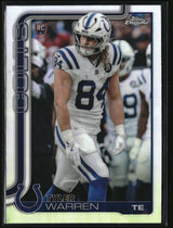 Tyler Warren 2025 Topps Chrome Refractor #346