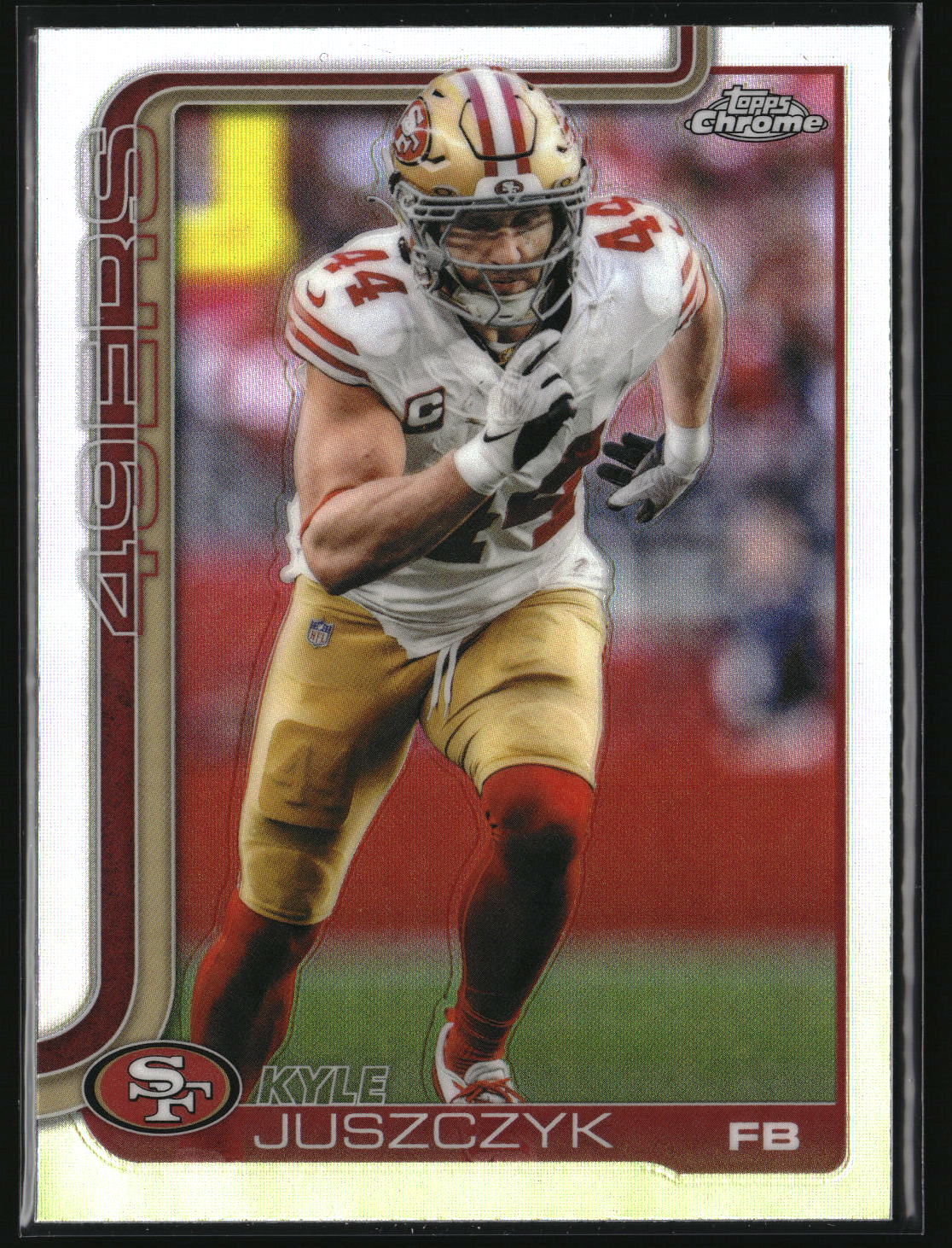 Kyle Juszczyk 2025 Topps Chrome Topps Refractor #270