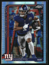 Malik Nabers 2025 Topps Chrome Prism Refractor #225