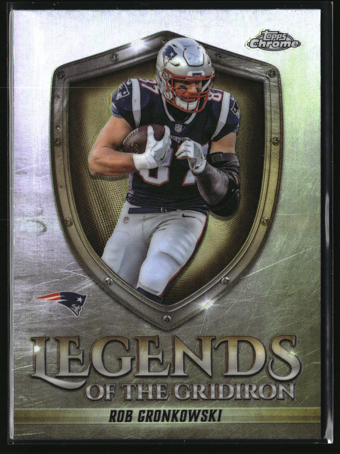 Rob Gronkowski 2025 Topps Chrome Legends of the Gridiron Refractor #LOG-29