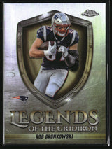 Rob Gronkowski 2025 Topps Chrome Legends of the Gridiron Refractor #LOG-29