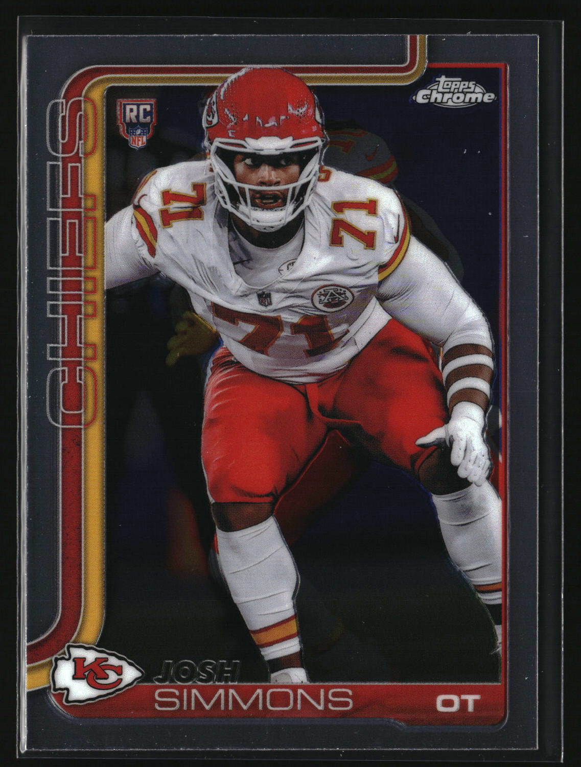 Josh Simmons 2025 Topps Chrome #304