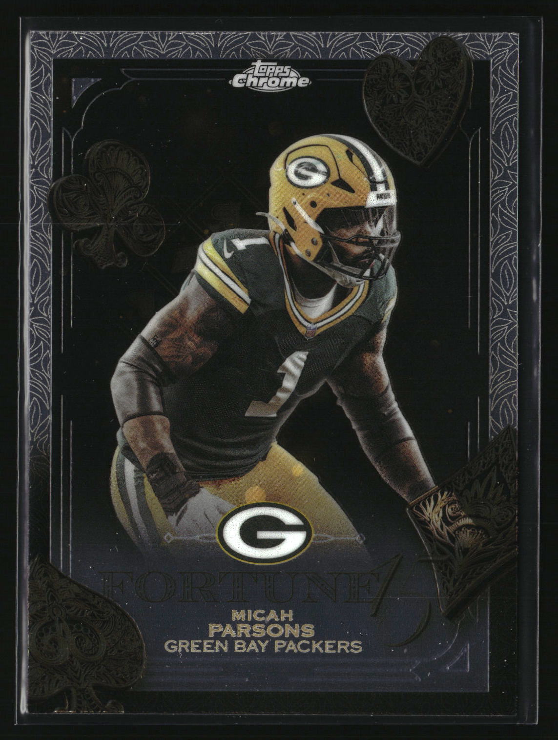 Micah Parsons 2025 Topps Chrome Fortune 15 #F15-11