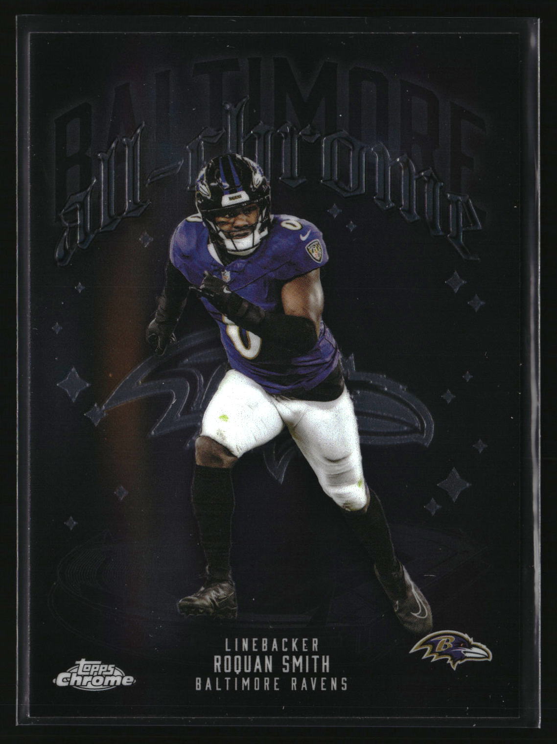 Roquan Smith 2025 Topps Chrome All Chrome Team #ACT-21