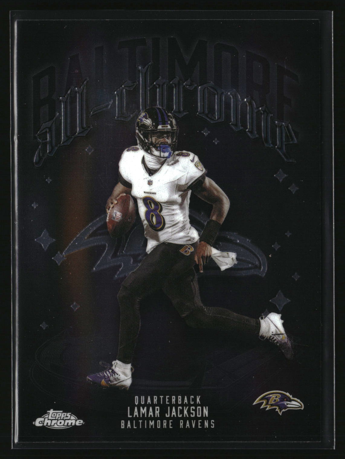 Lamar Jackson 2025 Topps Chrome All Chrome Team #ACT-1