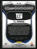 Eli Manning 2019 Panini Certified Mirror Gold #54 #/25