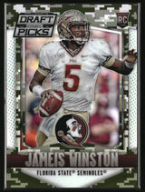 Jameis Winston 2015 Panini Prizm Collegiate Draft Picks Prizms Camo #122 #/199