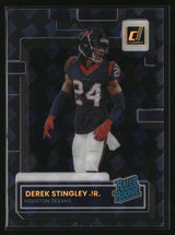 Derek Stingley Jr. 2022 Clearly Donruss Rated Rookie Holo RR Logo #94
