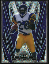 Marshall Faulk 2024 Leaf Metal Mojo Purple #72 #/8