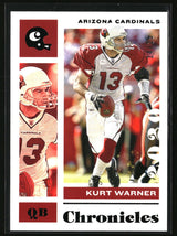 Kurt Warner 2020 Panini Chronicles Black #3 #/25