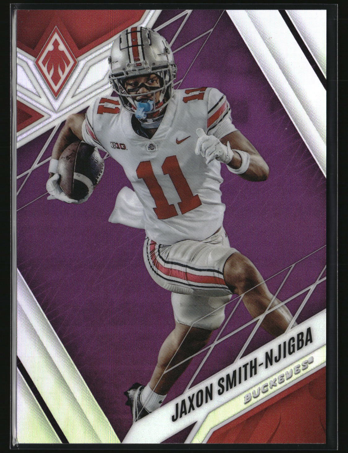 Jaxon Smith-Njigba 2023 Panini Chronicles Draft Picks Phoenix Purple #8 #/49