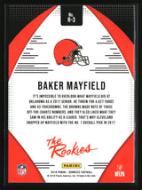 Baker Mayfield 2018 Donruss The Rookies #R-3