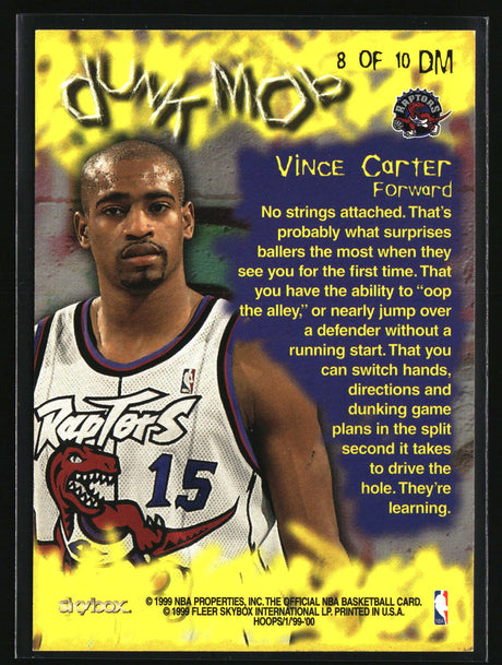Vince Carter 1999-00 Hoops Dunk Mob #8DM