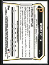 Konnor Griffin 2026 Bowman Chrome Prospects Mini Diamond #BCP-92