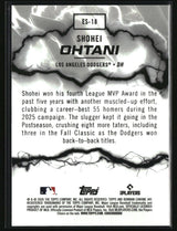 Shohei Ohtani 2026 Bowman Electric Sluggers #ES-18