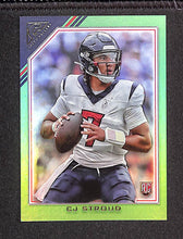 Load image into Gallery viewer, CJ Stroud 2024 Topps Composite Topps Gallery Green Rainbow Foilboard #377 /250
