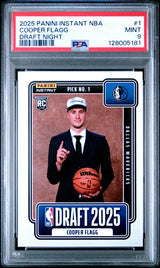 Cooper Flagg 2025 Panini Instant NBA Draft Night #NBADN-1 PSA 9