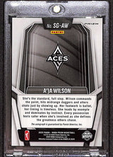 A'ja Wilson 2025 Panini Prizm WNBA Signatures #SG-AW
