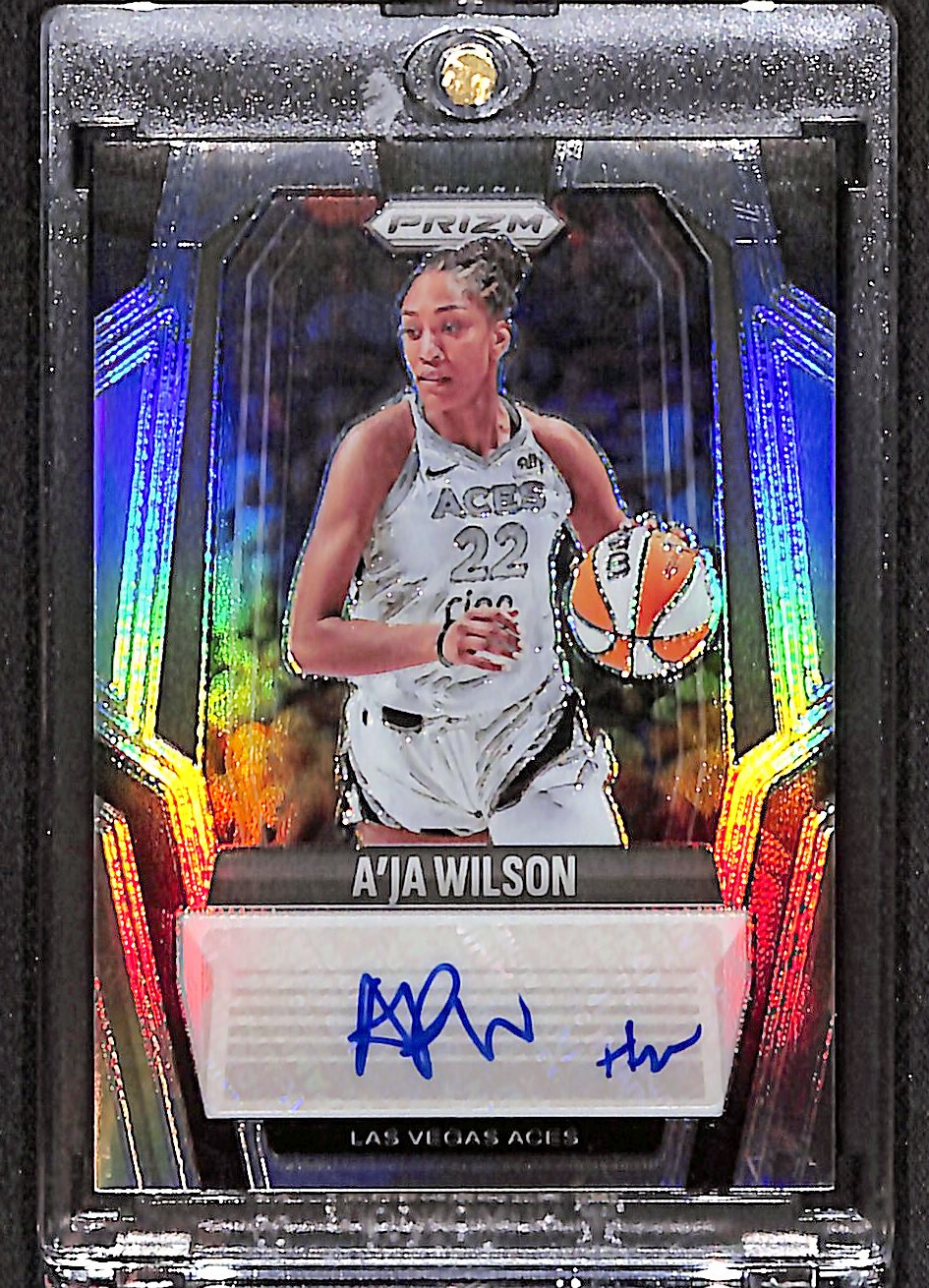 A'ja Wilson 2025 Panini Prizm WNBA Signatures #SG-AW