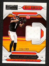 Ja'Marr Chase 2021 Panini Playbook Hot Routes Gold #HR-JC #/149