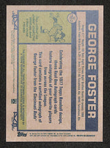 George Foster 2026 Topps Heritage Real One Autographs #77RO-GF