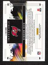 Simeon Rice 2024 Impeccable Canvas Creations Signatures Bronze #CC-SRE #/25