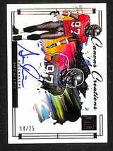 Simeon Rice 2024 Impeccable Canvas Creations Signatures Bronze #CC-SRE #/25