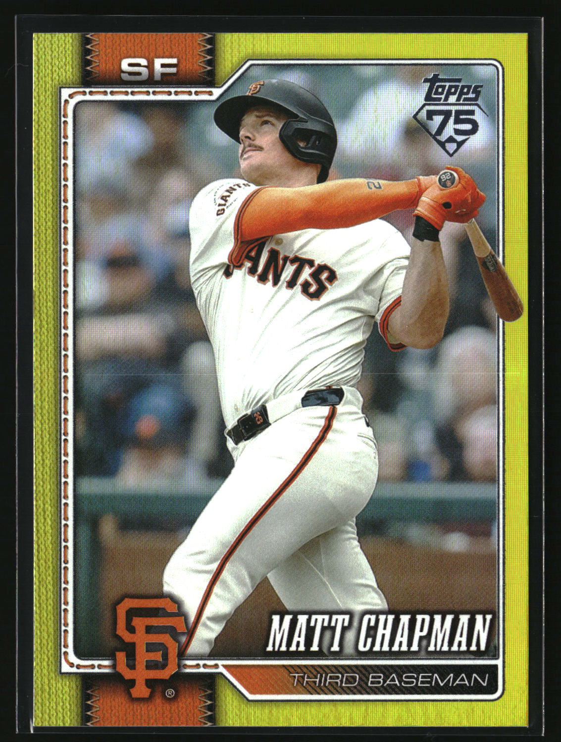 Matt Chapman 2026 Topps Yellow Rainbow Foil #561 #/399