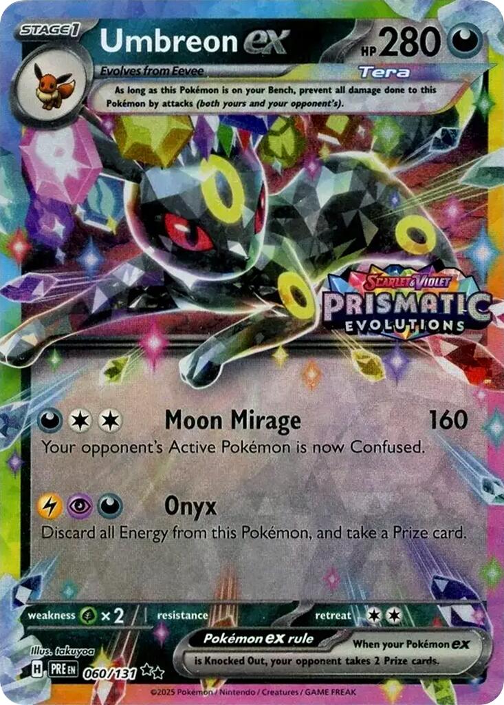 Umbreon ex - 060/131 (Prismatic Evolutions Stamp)