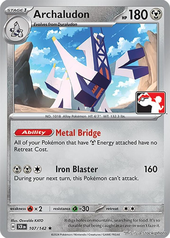 Archaludon - 107/142 - [Prize Pack Series Cards]
