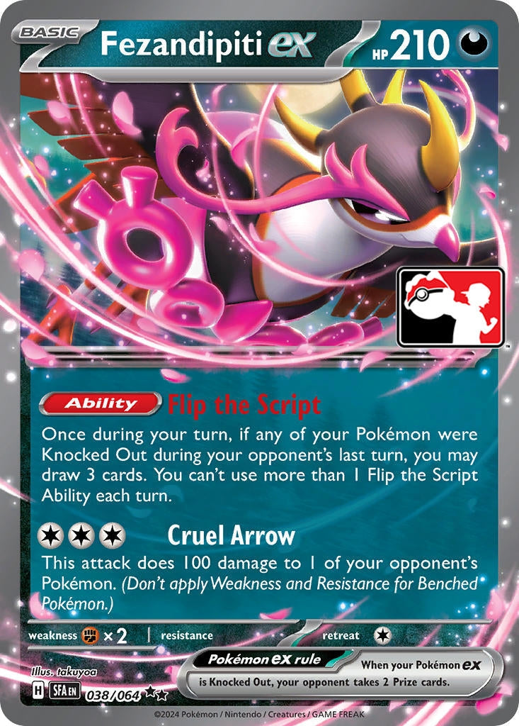 Fezandipiti ex (038/064) [Prize Pack Series Cards]