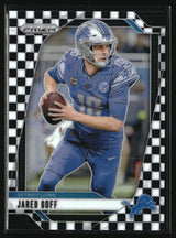 Jared Goff 2024 Panini Prizm Black and White Checker #92