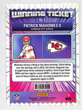 Patrick Mahomes II 2024 Panini Contenders Winning Ticket #1