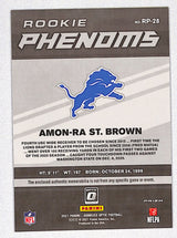 Amon-Ra St. Brown 2021 Donruss Optic Rookie Phenoms Blue Hyper #RP-28