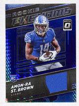 Amon-Ra St. Brown 2021 Donruss Optic Rookie Phenoms Blue Hyper #RP-28