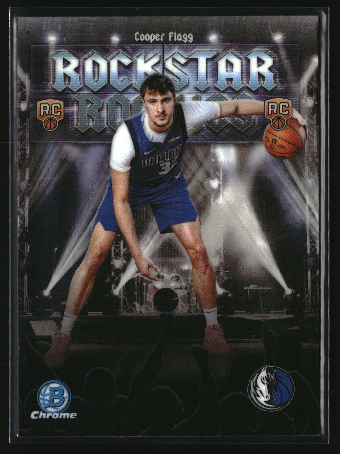 Cooper Flagg 2025-26 Bowman Rockstar Rookies Refractor #RR-1