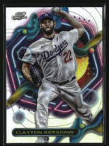 Clayton Kershaw 2023 Topps Chrome Cosmic Refractor #188