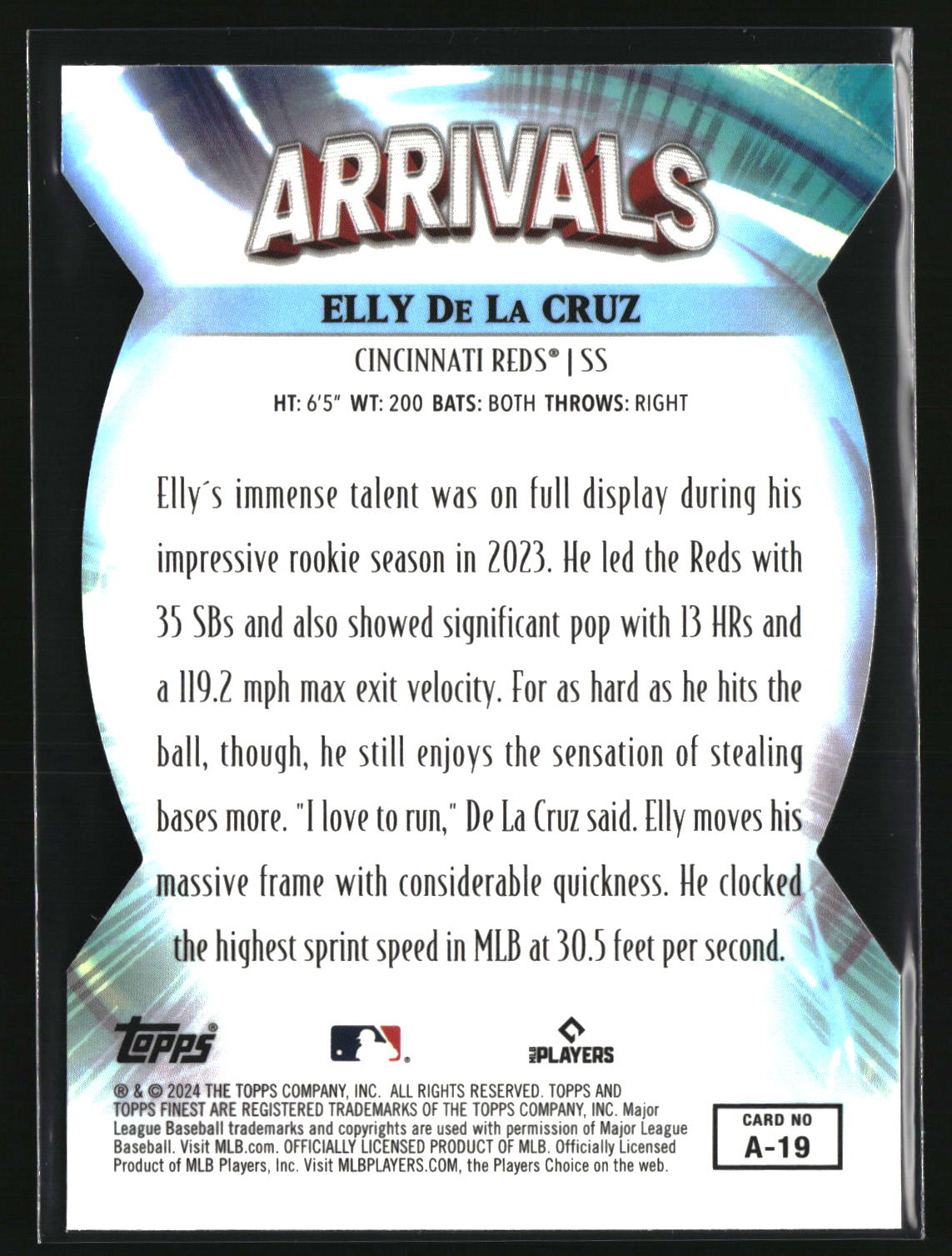 Elly De La Cruz 2024 Finest Arrivals #A-19
