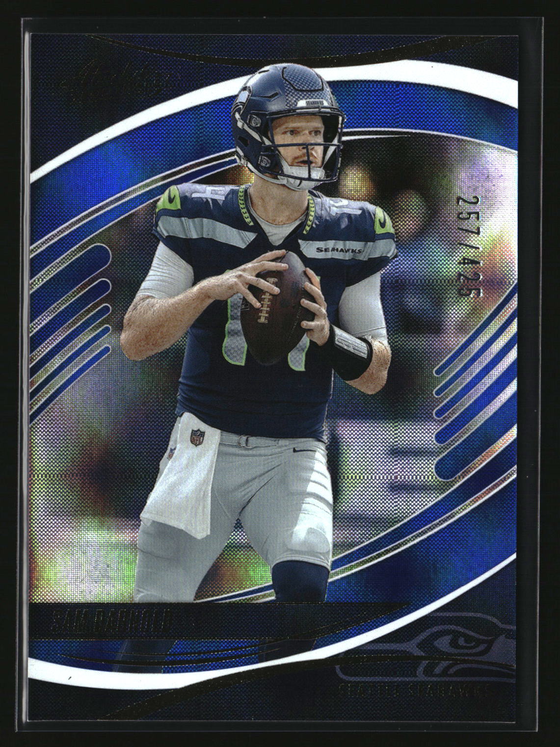 Sam Darnold 2025 Panini Absolute Blue Diamonds #8 #/425
