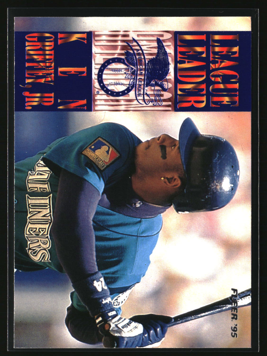 Ken Griffey Jr. 1995 Fleer League Leaders #2
