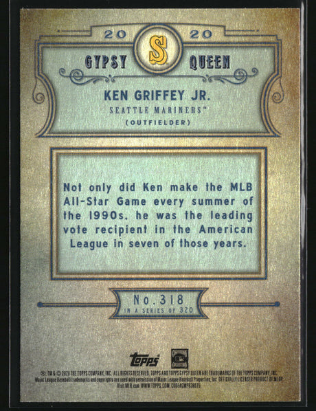 Ken Griffey Jr. 2020 Topps Gypsy Queen #318