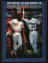 Ken Griffey, Sr. / Ken Griffey, Jr. 1990 Blue Border (unlicensed) #NNO