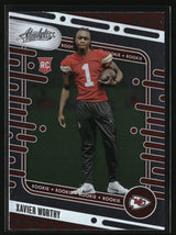 Xavier Worthy 2024 Panini Absolute Retail #128
