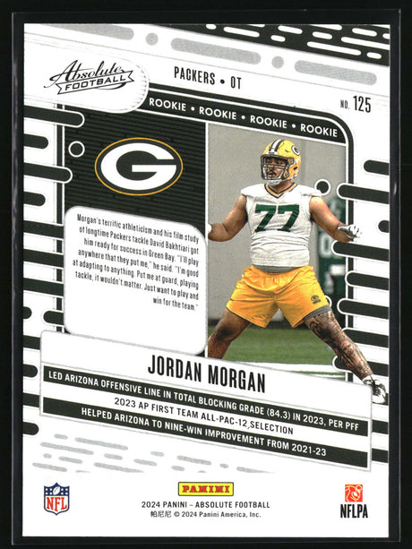 Jordan Morgan 2024 Panini Absolute Blue #125