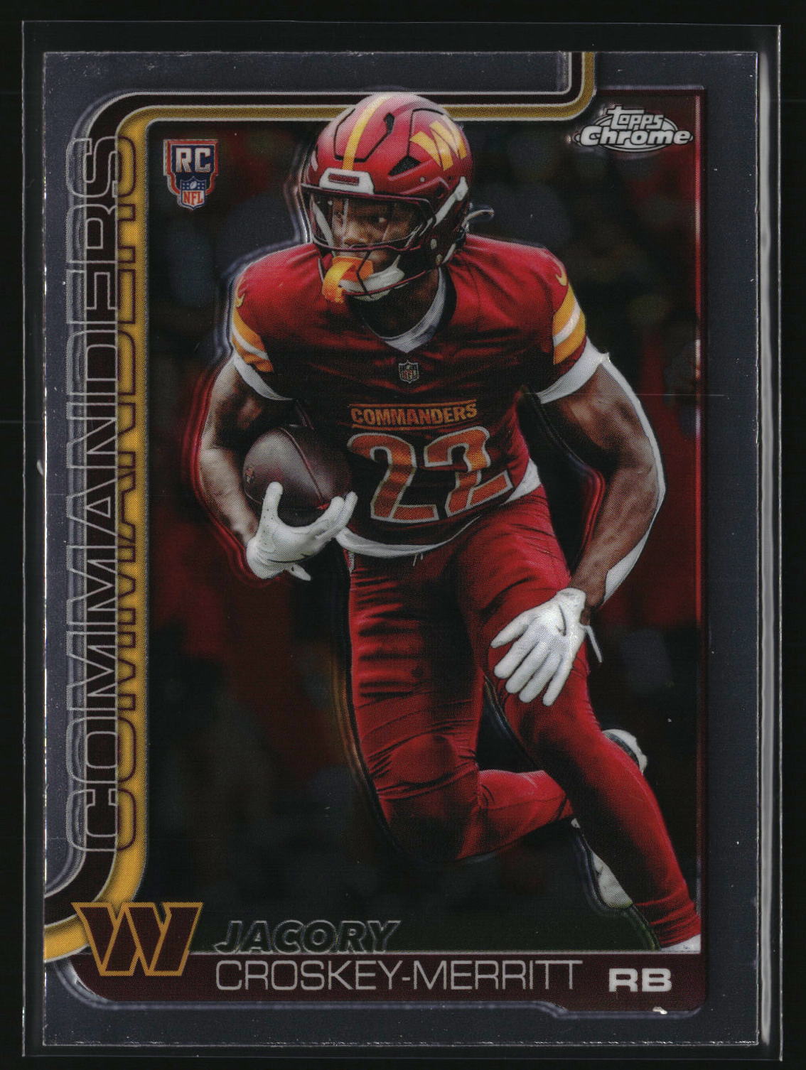 Jacory Croskey-Merritt 2025 Topps Chrome #387
